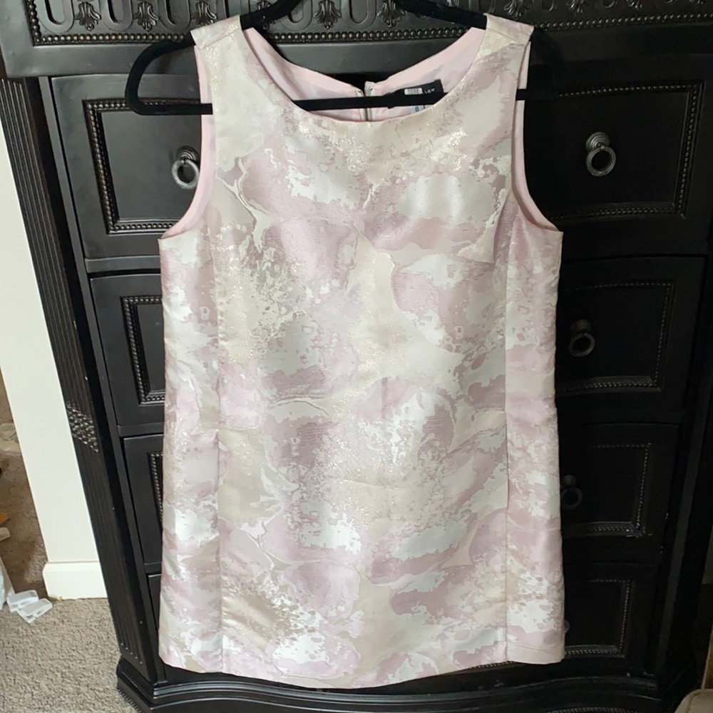 Slate and Willow Pink Metallic Dress Size 8